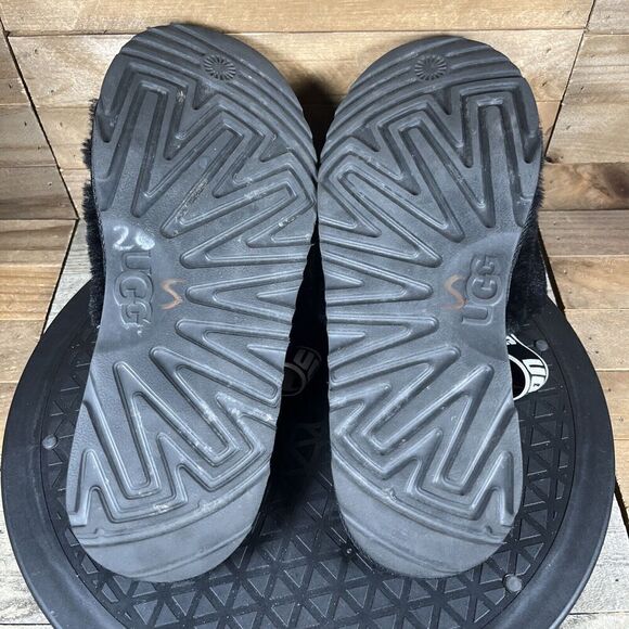 Ugg Women's Size US 6 Oh Yeah Black Slip On Slingback Slipper Slides - Picture 9 of 10